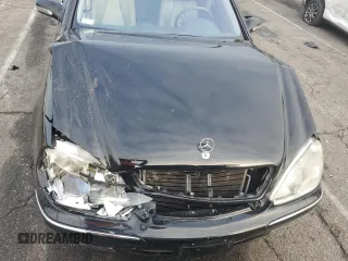 2001 Mercedes-Benz S-Class with VIN WDBNG70J91A187655, listed as a Copart auction lot 45031925 with 104,164 mi miles and Salvage Title. Bid and sale history available at carsss.com. Image 11.