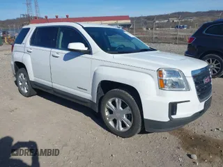 2017 GMC Terrain SLE with VIN 2GKALMEK9H6190210, listed as a IAAI auction lot 41832396 with 92,150 mi miles. Bid and sale history available at carsss.com. Image 1.