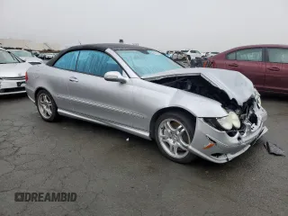 2004 Mercedes-Benz CLK 55 AMG with VIN WDBTK76G44T021103, listed as a Copart auction lot 84726784 with 77,565 mi miles and Salvage Title. Bid and sale history available at DreamBid. Image 4.