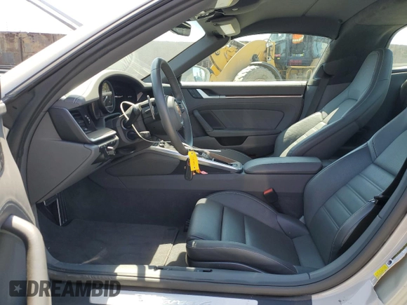 2022 Porsche 911 4 with VIN WP0BA2A90NS226162, listed as a Copart auction lot 55085454 with 13,497 mi miles and Salvage Title. Bid and sale history available at carsss.com. Image 7.