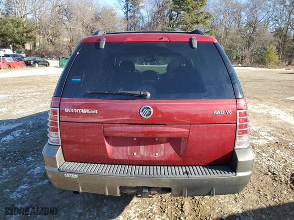 2004 Mercury Mountaineer Convenience w/4.6L with VIN 4M2ZU86W34ZJ46619, listed as a Copart auction lot 87907485 with 197,528 mi miles and Clean Title. Bid and sale history available at carsss.com. Image 6.