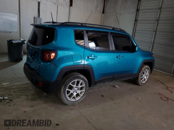 2020 Jeep Renegade Latitude z VIN ZACNJBBB2LPL23877, wystawiony jako Copart lot #51942675 z przebiegiem 67 720 mil mil oraz Szkoda całkowita • Salvage title. Historia ofert i sprzedaży dostępna na DreamBid. Obrazek 3.
