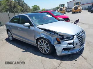 2016 Audi A3 Premium with VIN WAUA7GFF1G1031747, listed as a IAAI auction lot 42707540 with 50,519 mi miles and . Bid and sale history available at DreamBid. Image 1.