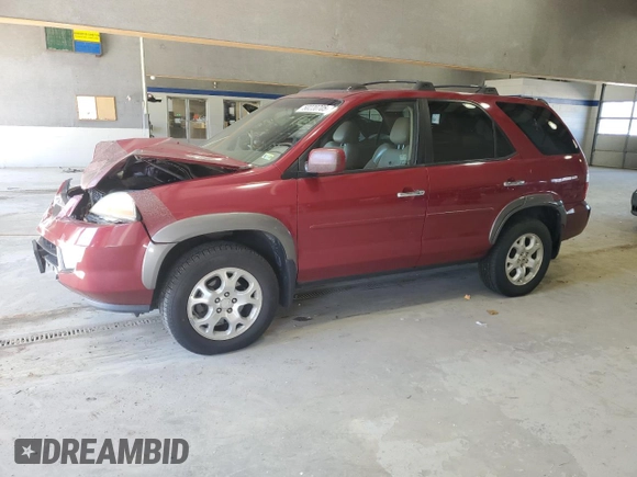 2002 Acura MDX Touring Pkg with VIN 2HNYD18612H524398, listed as a Copart auction lot 50220705 with 214,866 mi miles and Clean Title. Bid and sale history available at carsss.com. Image 1.