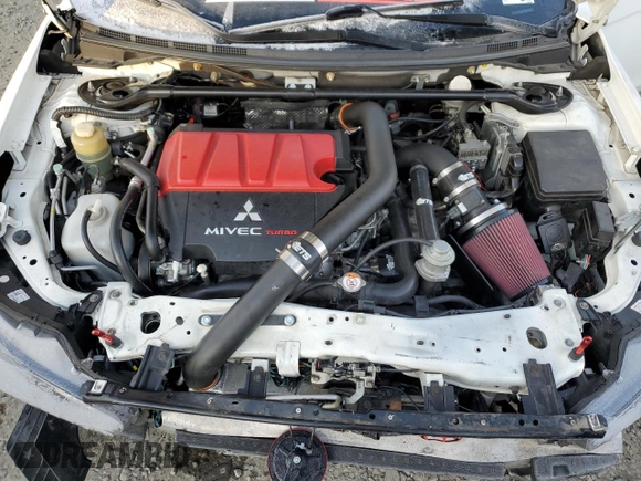 2015 Mitsubishi Lancer Evolution MR with VIN JA32W5FV8FU010346, listed as a Copart auction lot 43275095 with 119,153 mi miles and Salvage Title. Bid and sale history available at carsss.com. Image 11.