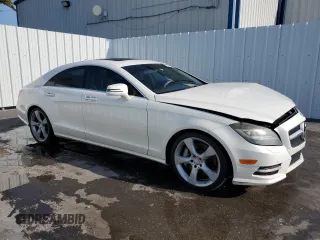 2014 Mercedes-Benz CLS 550 with VIN WDDLJ7DBXEA126050, listed as a Copart auction lot 56067615 with 126,516 mi miles and Clean title. Bid and sale history available at DreamBid. Image 4.