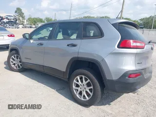 2015 Jeep Cherokee Sport with VIN 1C4PJMAB5FW533972, listed as a IAAI auction lot 41865291 with 106,063 mi miles. Bid and sale history available at carsss.com. Image 3.