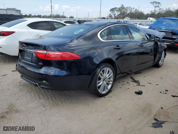 2016 Jaguar XF 35t Prestige with VIN SAJBE4BV0GCY09695, listed as a Copart auction lot 42502473 with 62,923 mi miles and Salvage Title. Bid and sale history available at carsss.com. Image 3.