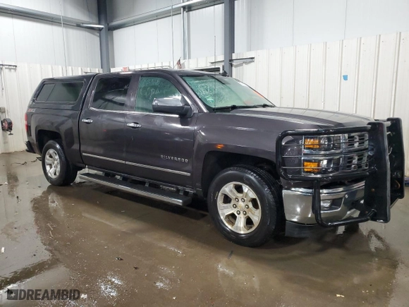 2015 Chevrolet Silverado 1500 LTZ with VIN 3GCUKSEJ7FG457305, listed as a Copart auction lot 62893984 with 0 mi miles and Non Repairable. Bid and sale history available at carsss.com. Image 4.