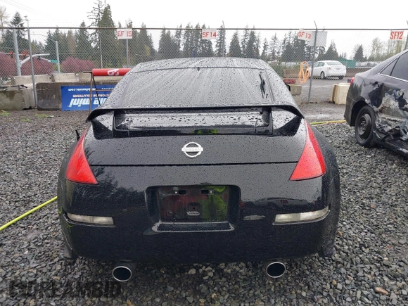 2003 Nissan 350Z Touring with VIN JN1AZ34EX3T013345, listed as a IAAI auction lot 41984329 with 102,115 mi miles. Bid and sale history available at carsss.com. Image 16.