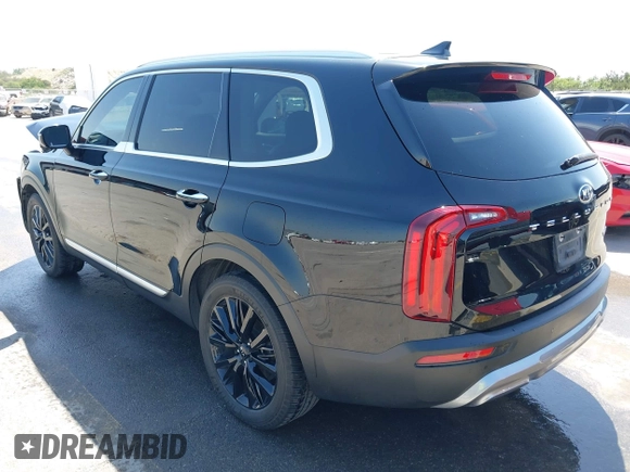 2020 Kia Telluride SX with VIN 5XYP54HC8LG075209, listed as a IAAI auction lot 42000202 with 107,590 mi miles and . Bid and sale history available at DreamBid. Image 3.