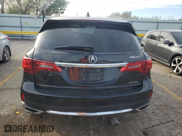 2018 Acura MDX w/Advance/Entertainment Pkg with VIN 5J8YD4H94JL000960, listed as a Copart auction lot 80648594 with 0 mi miles and Salvage Title. Bid and sale history available at carsss.com. Image 6.