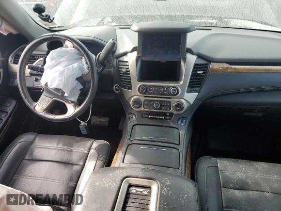 2015 GMC Yukon Denali with VIN 1GKS1CKJ2FR699959, listed as a Copart auction lot 42035195 with 0 mi miles and Salvage Title. Bid and sale history available at carsss.com. Image 8.