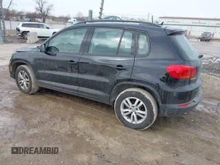 2016 Volkswagen Tiguan S with VIN WVGBV7AX6GW538512, listed as a IAAI auction lot 41656806 with 75,074 mi miles and . Bid and sale history available at DreamBid. Image 3.