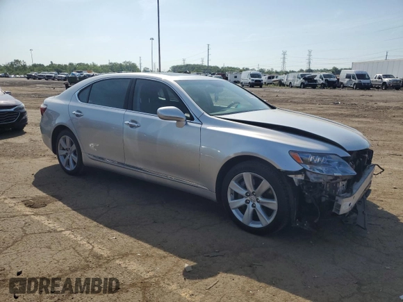 2008 Lexus LS 600h L with VIN JTHDU46F385003092, listed as a Copart auction lot 62096405 with 185,459 mi miles and Clean title. Bid and sale history available at DreamBid. Image 4.