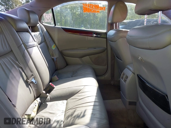 2004 Lexus ES 350 with VIN JTHBA30G145023766, listed as a IAAI auction lot 41978835 with 196,923 mi miles and . Bid and sale history available at DreamBid. Image 7.