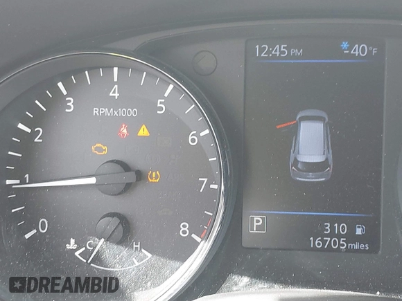 2019 Nissan Rogue SV with VIN 5N1AT2MT8KC805074, listed as a IAAI auction lot 42045982 with 16,705 mi miles and . Bid and sale history available at DreamBid. Image 16.
