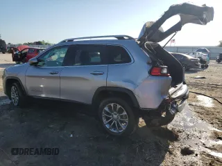 2019 Jeep Cherokee Latitude Plus with VIN 1C4PJLLB7KD197030, listed as a Copart auction lot 52854545 with 154,503 mi miles and Non Repairable. Bid and sale history available at carsss.com. Image 2.