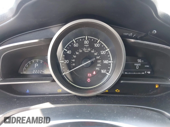 2017 Mazda 3 Sport with VIN 3MZBN1K76HM101415, listed as a IAAI auction lot 42012311 with 222,246 mi miles. Bid and sale history available at carsss.com. Image 7.