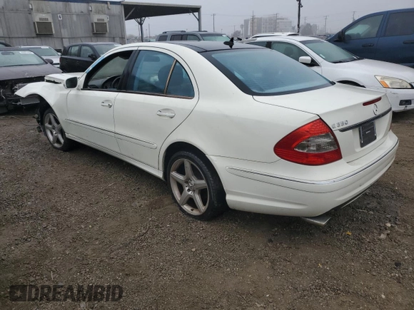 2009 Mercedes-Benz E-Class Luxury 3.5L with VIN WDBUF56X09B437014, listed as a Copart auction lot 85809224 with 168,431 mi miles and Salvage Title. Bid and sale history available at carsss.com. Image 2.