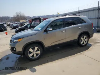 2012 Kia Sorento EX with VIN 5XYKU3A61CG288451, listed as a Copart auction lot 48953075 with 134,410 mi miles and Salvage Title. Bid and sale history available at carsss.com. Image 1.