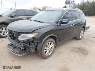 2015 Nissan Rogue SV with VIN KNMAT2MT6FP559323, listed as a IAAI auction lot 41143937 with 1 mi miles. Bid and sale history available at carsss.com. Image 2.
