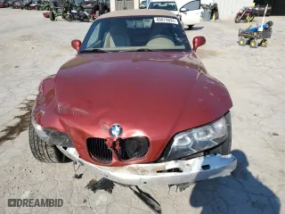 2000 BMW Z3 2.5L with VIN WBACH9348YLF90791, listed as a Copart auction lot 60079894 with 28,043 mi miles and Salvage Title. Bid and sale history available at carsss.com. Image 5.