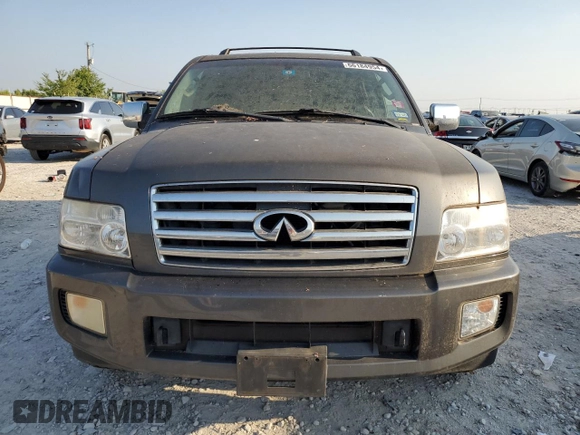 2005 Infiniti QX56 with VIN 5N3AA08C95N802463, listed as a Copart auction lot 66184954 with 206,899 mi miles and Clean Title. Bid and sale history available at carsss.com. Image 5.