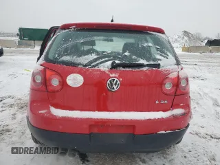 2008 Volkswagen Rabbit S with VIN WVWDA71K58W084414, listed as a Copart auction lot 85802284 with 155,230 mi miles and Salvage Title. Bid and sale history available at carsss.com. Image 6.