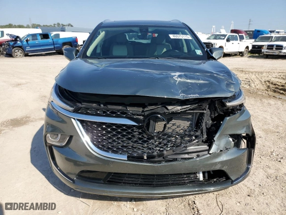 2024 Buick Enclave Avenir with VIN 5GAERDKW7RJ107818, listed as a Copart auction lot 46075115 with 25,173 mi miles and Salvage Title. Bid and sale history available at carsss.com. Image 5.
