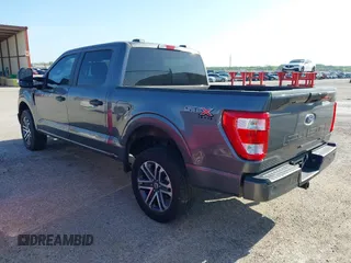 2023 Ford F-150 XL with VIN 1FTFW1E51PKF71272, listed as a IAAI auction lot 42001314 with 5,314 mi miles. Bid and sale history available at carsss.com. Image 3.