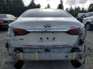 2019 Infiniti Q50 Luxe с VIN JN1EV7AR0KM592625, выставлен на аукционе Copart как лот 57175775 с пробегом 57 239 миль миль и Списание • Salvage title. История ставок и продаж доступна на DreamBid. Изображение 6.