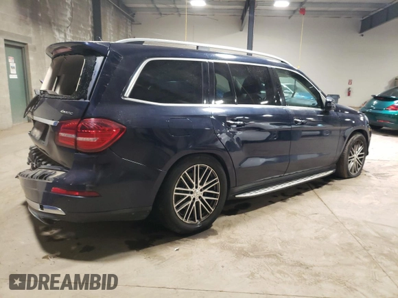 2017 Mercedes-Benz GLS 450 with VIN 4JGDF6EE3HA971843, listed as a Copart auction lot 71061374 with 96,225 mi miles and Salvage Title. Bid and sale history available at DreamBid. Image 3.