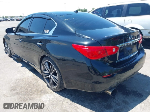 2017 Infiniti Q50 Premium with VIN JN1EV7APXHM737130, listed as a IAAI auction lot 42440909 with 97,461 mi miles and . Bid and sale history available at DreamBid. Image 3.