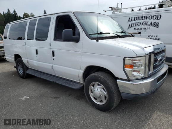 2012 Ford Econoline Passenger XL with VIN 1FBSS3BLXCDA01363, listed as a Copart auction lot 68358324 with 75,463 mi miles and Salvage Title. Bid and sale history available at DreamBid. Image 4.