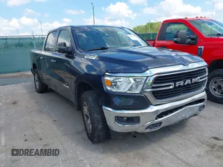 2019 Ram 1500 Big Horn with VIN 1C6SRFFT7KN720010, listed as a IAAI auction lot 42276072 with 191,595 mi miles and . Bid and sale history available at DreamBid. Image 1.