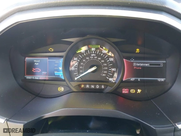 2018 Ford Edge Titanium with VIN 2FMPK4K92JBB67595, listed as a IAAI auction lot 41433020 with 59,316 mi miles. Bid and sale history available at carsss.com. Image 7.
