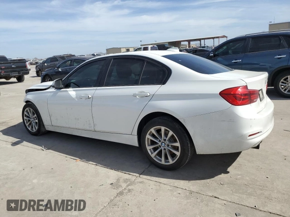 2017 BMW 3 Series 320i with VIN WBA8E1G53HNU13232, listed as a Copart auction lot 49225525 with 0 mi miles and Salvage Title. Bid and sale history available at carsss.com. Image 2.