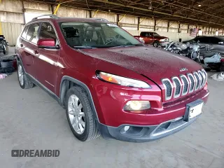 2016 Jeep Cherokee Limited with VIN 1C4PJLDB3GW229689, listed as a Copart auction lot 54898645 with 145,861 mi miles and Salvage title. Bid and sale history available at DreamBid. Image 14.