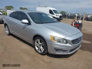 2015 Volvo S60 T5 Drive-E Premier with VIN YV140MFK5F1344597, listed as a IAAI auction lot 41822415 with 103,301 mi miles. Bid and sale history available at carsss.com. Image 1.