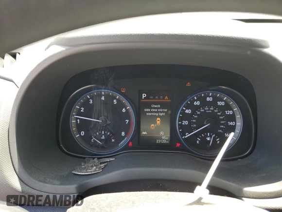 2022 Hyundai Kona SEL with VIN KM8K62AB9NU829955, listed as a Copart auction lot 52787535 with 23,120 mi miles and Salvage Title. Bid and sale history available at DreamBid. Image 9.