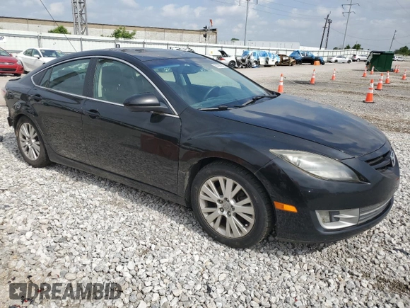 2009 Mazda 6 i Touring with VIN 1YVHP82A895M21705, listed as a Copart auction lot 57065245 with 224,444 mi miles and Salvage title. Bid and sale history available at DreamBid. Image 4.