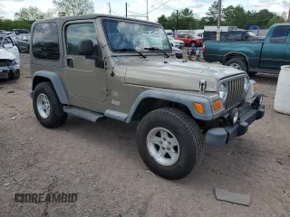 2004 Jeep Wrangler Sahara with VIN 1J4FA59SX4P791038, listed as a Copart auction lot 56154455 with 193,693 mi miles and Salvage title. Bid and sale history available at DreamBid. Image 4.