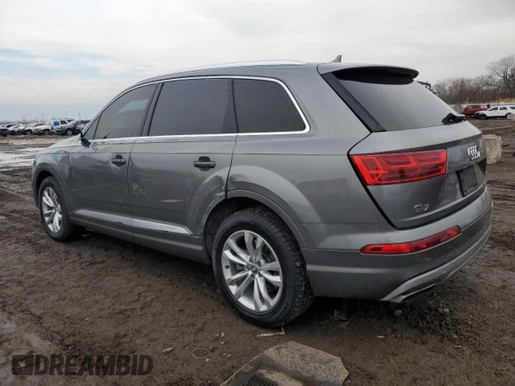 2017 Audi Q7 Premium Plus with VIN WA1LAAF71HD032877, listed as a Copart auction lot 46947115 with 115,218 mi miles and Salvage Title. Bid and sale history available at carsss.com. Image 2.