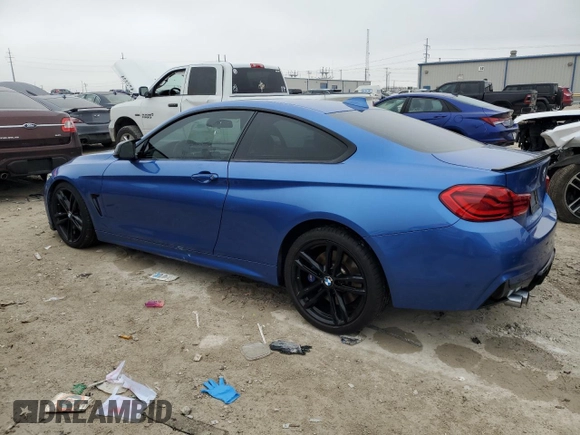 2018 BMW 4 Series 430i with VIN WBA4W3C58JAF91375, listed as a Copart auction lot 44459075 with 40,968 mi miles and Salvage Title. Bid and sale history available at DreamBid. Image 2.