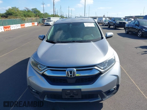 2017 Honda CR-V EX-L with VIN 7FARW1H80HE035936, listed as a IAAI auction lot 41068895 with 61,718 mi miles. Bid and sale history available at carsss.com. Image 12.