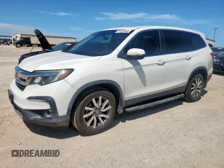 2019 Honda Pilot EX-L with VIN 5FNYF6H46KB032113, listed as a Copart auction lot 57428365 with 145,442 mi miles and Clean title. Bid and sale history available at DreamBid. Image 1.