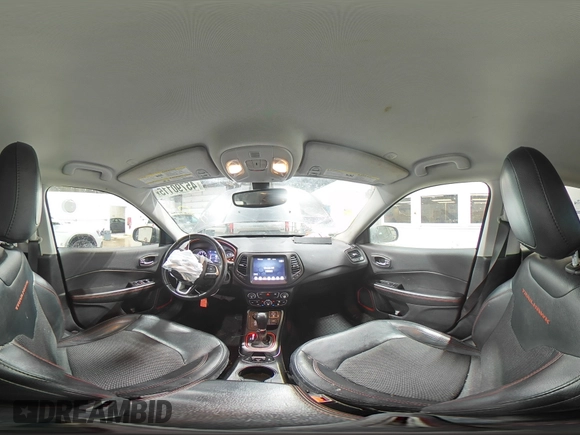 2020 Jeep Compass Trailhawk with VIN 3C4NJDDB3LT112028, listed as a Copart auction lot 45790115 with 86,703 mi miles and Salvage Title. Bid and sale history available at carsss.com. Image 14.