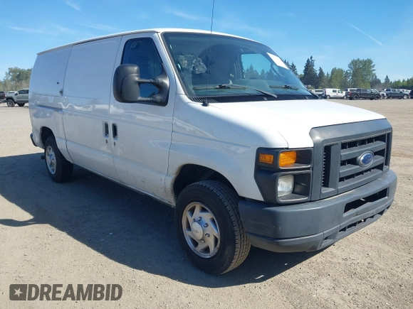 2013 Ford Econoline Cargo Commercial z VIN 1FTNE1EW5DDB12110, wystawiony jako IAAI lot #42170862 z przebiegiem 118 679 mil mil oraz . Historia ofert i sprzedaży dostępna na DreamBid. Obrazek 1.
