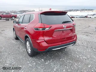 2017 Nissan Rogue SL with VIN JN8AT2MV6HW267377, listed as a IAAI auction lot 41143466 with 200,964 mi miles. Bid and sale history available at carsss.com. Image 3.
